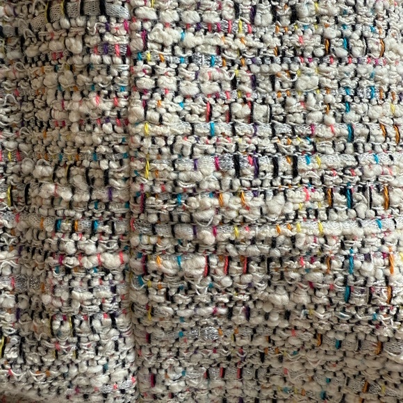 Rebecca Taylor Tweed Rainbow White Dress - Picture 4 of 6